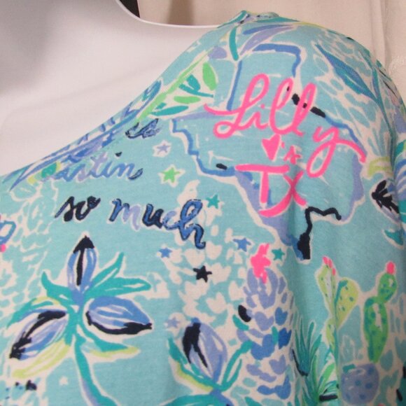 Lilly Pulitzer Loves Texas Tee Medium - Picture 6 of 11